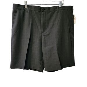 IZOD Mens Golf Shorts Black Wicking Sun Control Straight Size 40 New